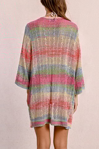 Kimono - Roze en Lichtgroen