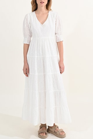 Lange Jurk - Wit - Molly Bracken