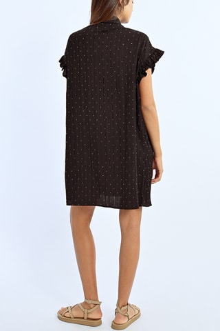 Vestido camisero - Negro