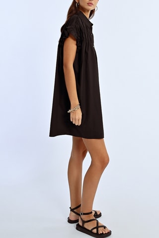 Vestido camisero - Negro
