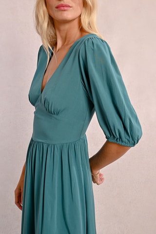 Lange Jurk - Smaragdgroen