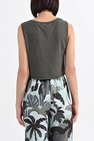 Top anudado - Caqui - Lili Sidonio