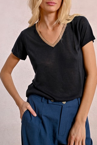 T-shirt - Nachtblauw