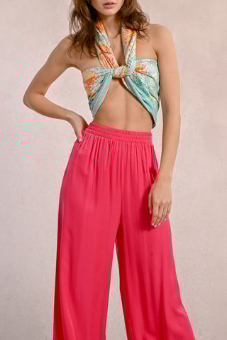 Broek Hoge Taille - Roze