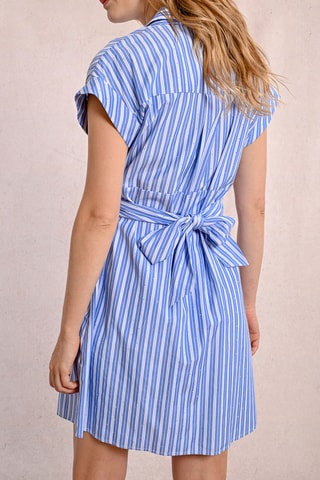 Blouse-jurk - Lichtblauw