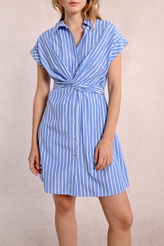 Blouse-jurk - Lichtblauw