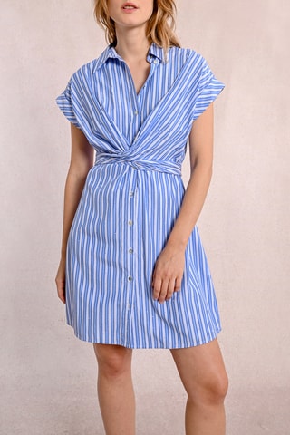 Blouse-jurk - Lichtblauw