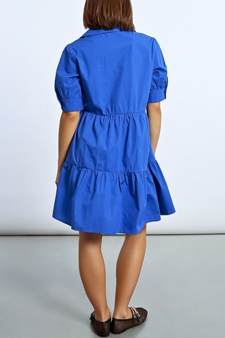 Vestido evasé - Azul rey