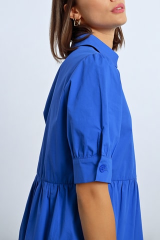 Vestido evasé - Azul rey