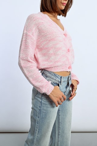 Vest  Tie and Dye - Roze en Wit