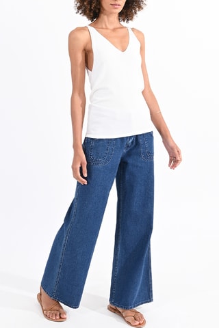 Top - Blanco - Molly Bracken