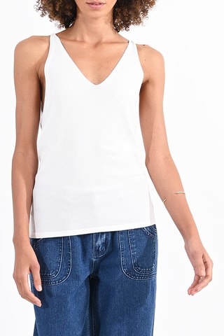 Top - Blanco - Molly Bracken