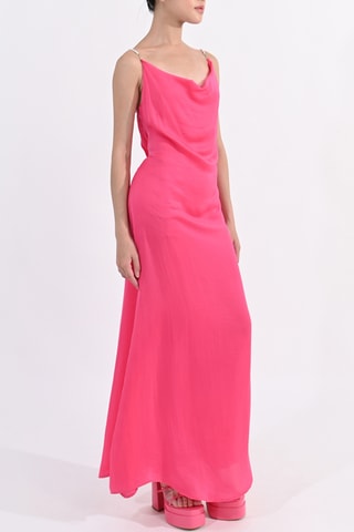 Vestido largo - Fucsia - Lili Sidonio