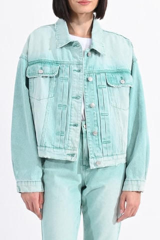 Chaqueta vaquera - Turquesa - Lili Sidonio