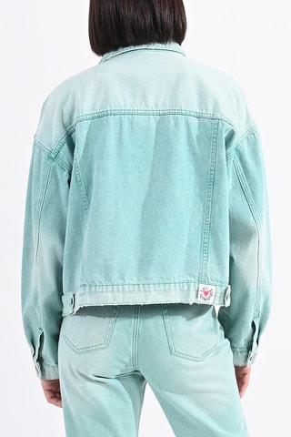 Chaqueta vaquera - Turquesa - Lili Sidonio