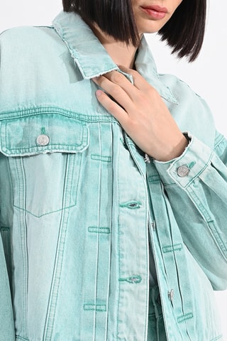 Chaqueta vaquera - Turquesa - Lili Sidonio