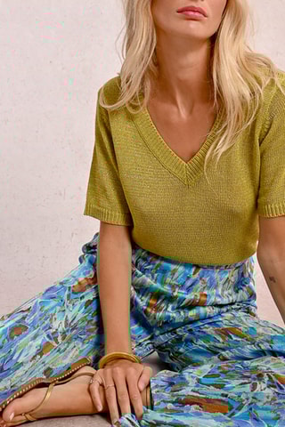 Broek - Turquoise en Kobaltblauw