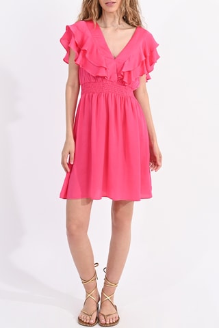 Vestido evasé - Fucsia - Lili Sidonio