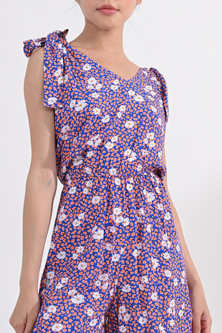 Mono - Azul rey y coral - Lili Sidonio