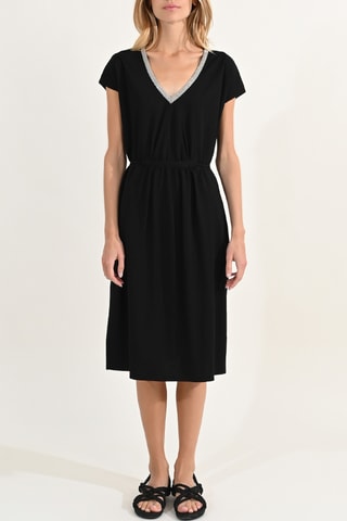 Vestido recto - Negro - Lili Sidonio