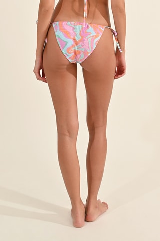 Braga de bikini - Celeste y naranja - Lili Sidonio