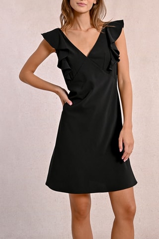 Trapezium Jurk - Zwart