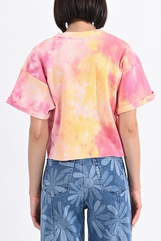 Camiseta tie-dye - Amarillo y rosa - Lili Sidonio