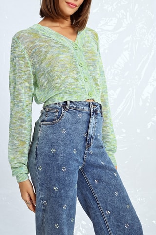 Kort Vest - Gemêleerd Lichtgroen