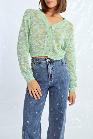 Kort Vest - Gemêleerd Lichtgroen