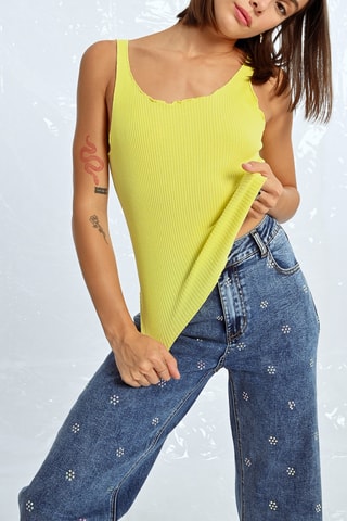 Camiseta de tirantes - Amarillo