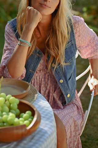 Mouwloos Spijkerjasje - Blauw