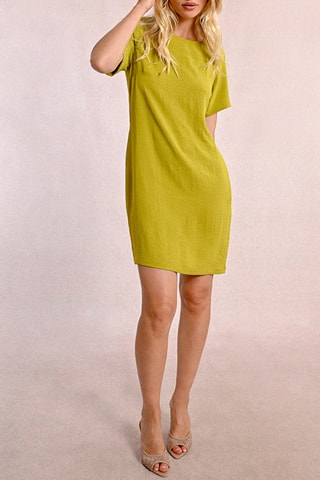 Rechte Jurk - Olijfgroen