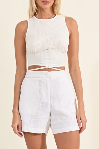 Crop top - Blanco - Lili Sidonio