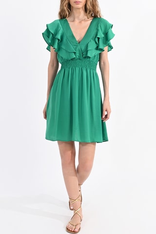 Vestido evasé - Verde - Lili Sidonio