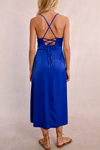 Midi-jurk - Kobaltblauw