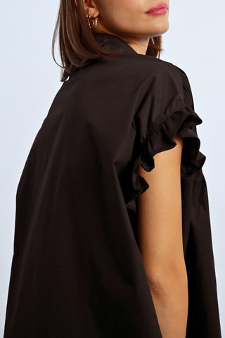 Vestido camisero - Negro