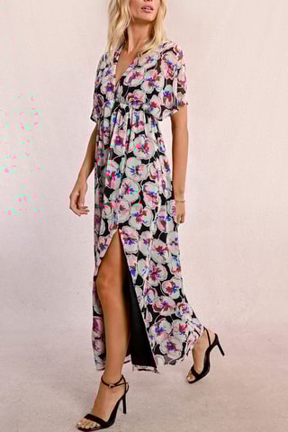 Lange Jurk - Zwart en wit