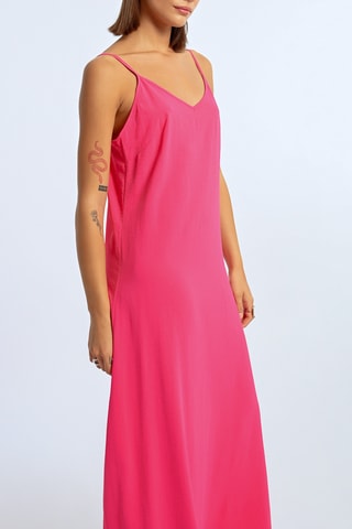 Vestido largo - Fucsia
