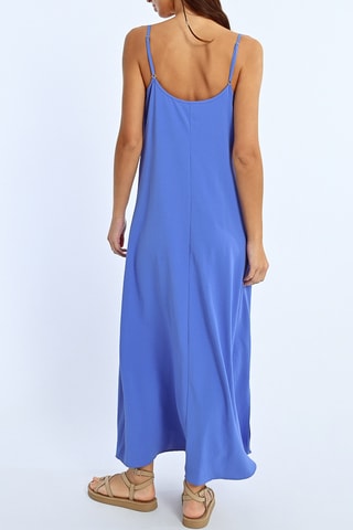 Vestido largo - Azul cobalto