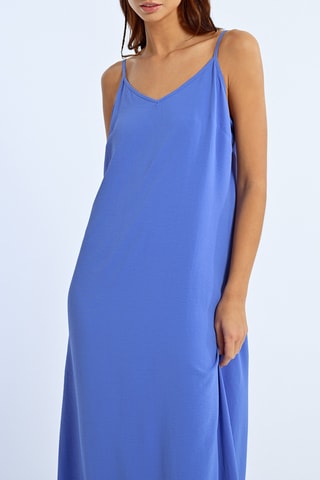 Vestido largo - Azul cobalto