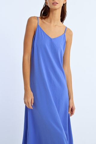 Vestido largo - Azul cobalto
