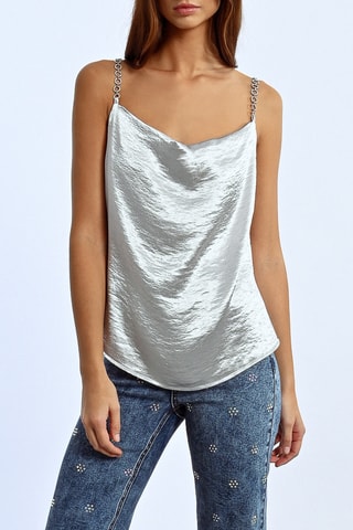 Top - Plateado