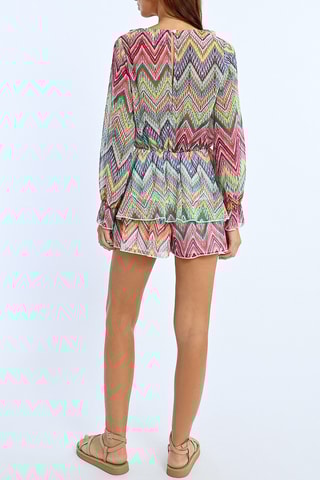 Mono - Verde claro y rosa