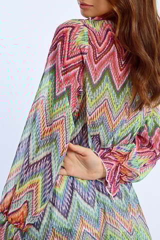 Mono - Verde claro y rosa