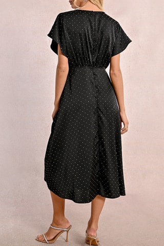 Vestido midi - Negro