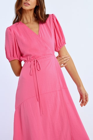 Vestido cruzado - Rosa