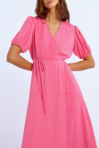 Vestido cruzado - Rosa