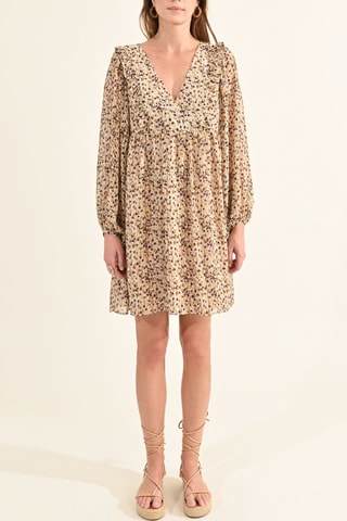 Rechte Jurk - Beige - Molly Bracken