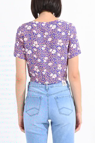 Crop top - Azul marino - Lili Sidonio