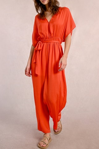 Jumpsuit - Koraalrood